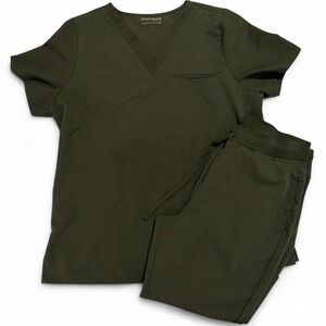 ✨ MANDALA Scrub Set — One Pocket Scrub Top & Joggers Scrub Bottom 🛍️